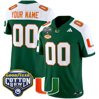 MIA 2025 Goodyear Cotton Bowl Patch Vapor Limited Jersey - All Stitched