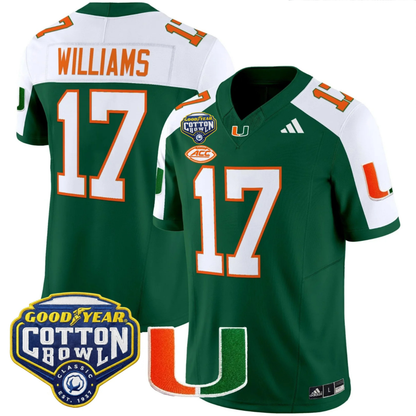 MIA 2025 Goodyear Cotton Bowl Patch Vapor Limited Jersey - All Stitched