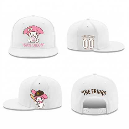 SD x Pink Sanrio Friends Personalized Snapback Cap - Printed