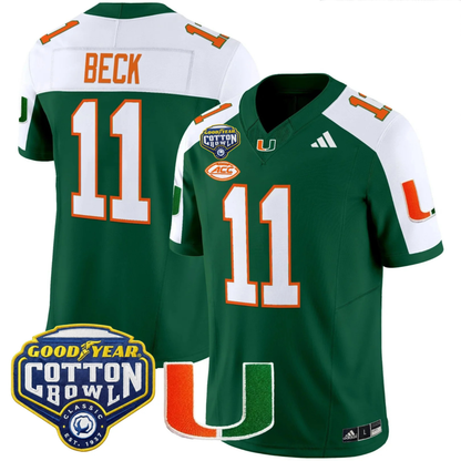 MIA 2025 Goodyear Cotton Bowl Patch Vapor Limited Jersey - All Stitched