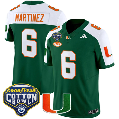 MIA 2025 Goodyear Cotton Bowl Patch Vapor Limited Jersey - All Stitched