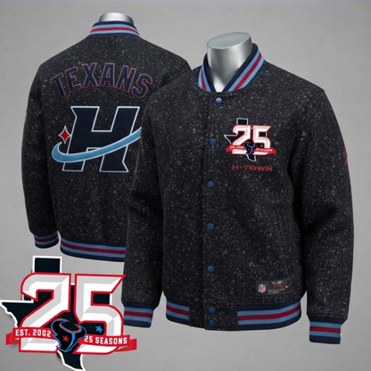HOU Lunar Dust Limited Edition Varsity Jacket - Printed