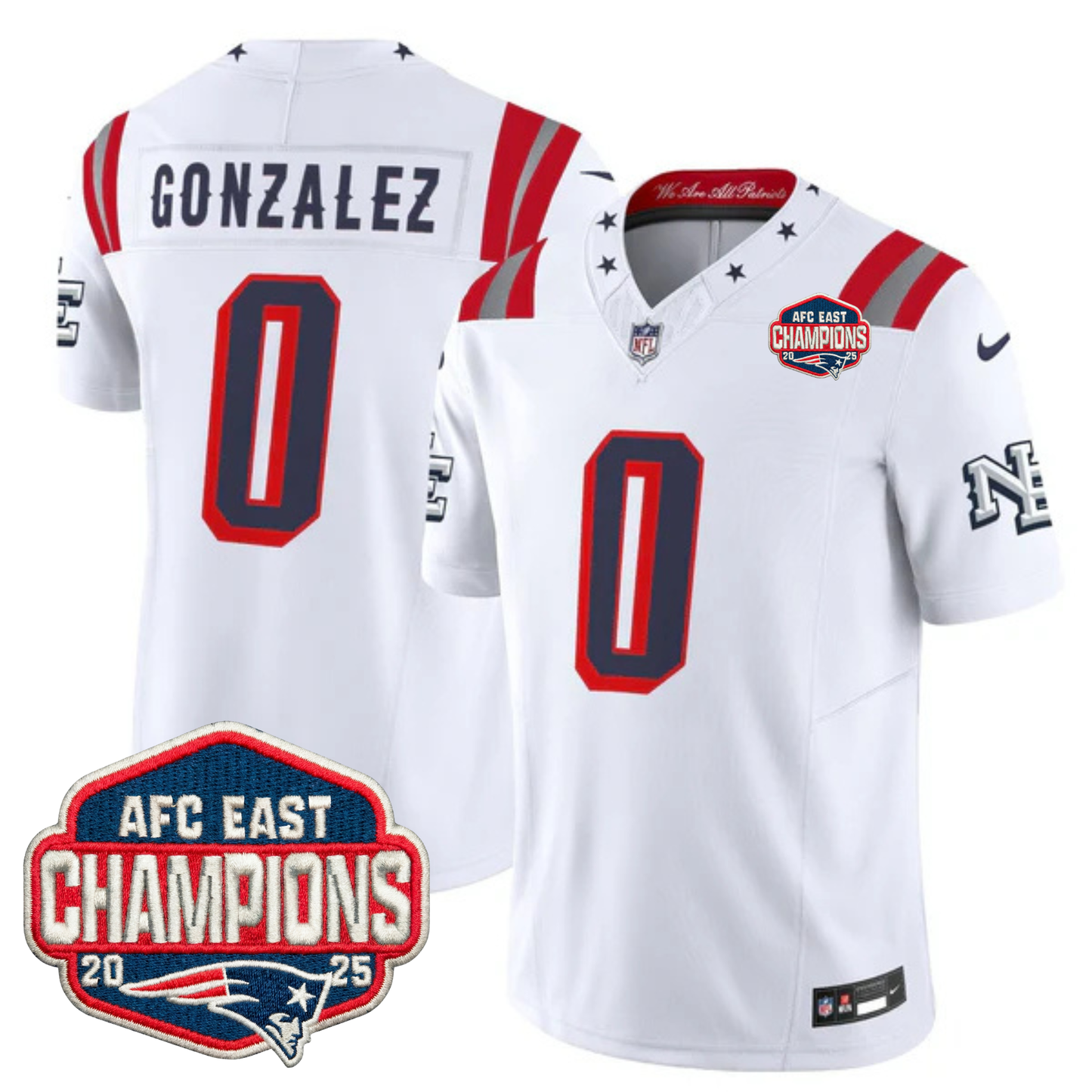 NE 2025 "Rivalries" AFC East Champions Vapor Limited Jersey - All Stitched