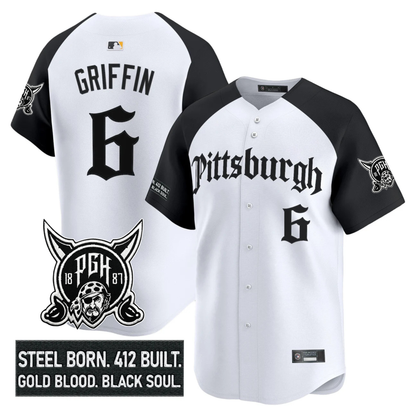 PIT 'Gothic Steel City Edition' Vapor Premier Limited Jersey - All Stitched