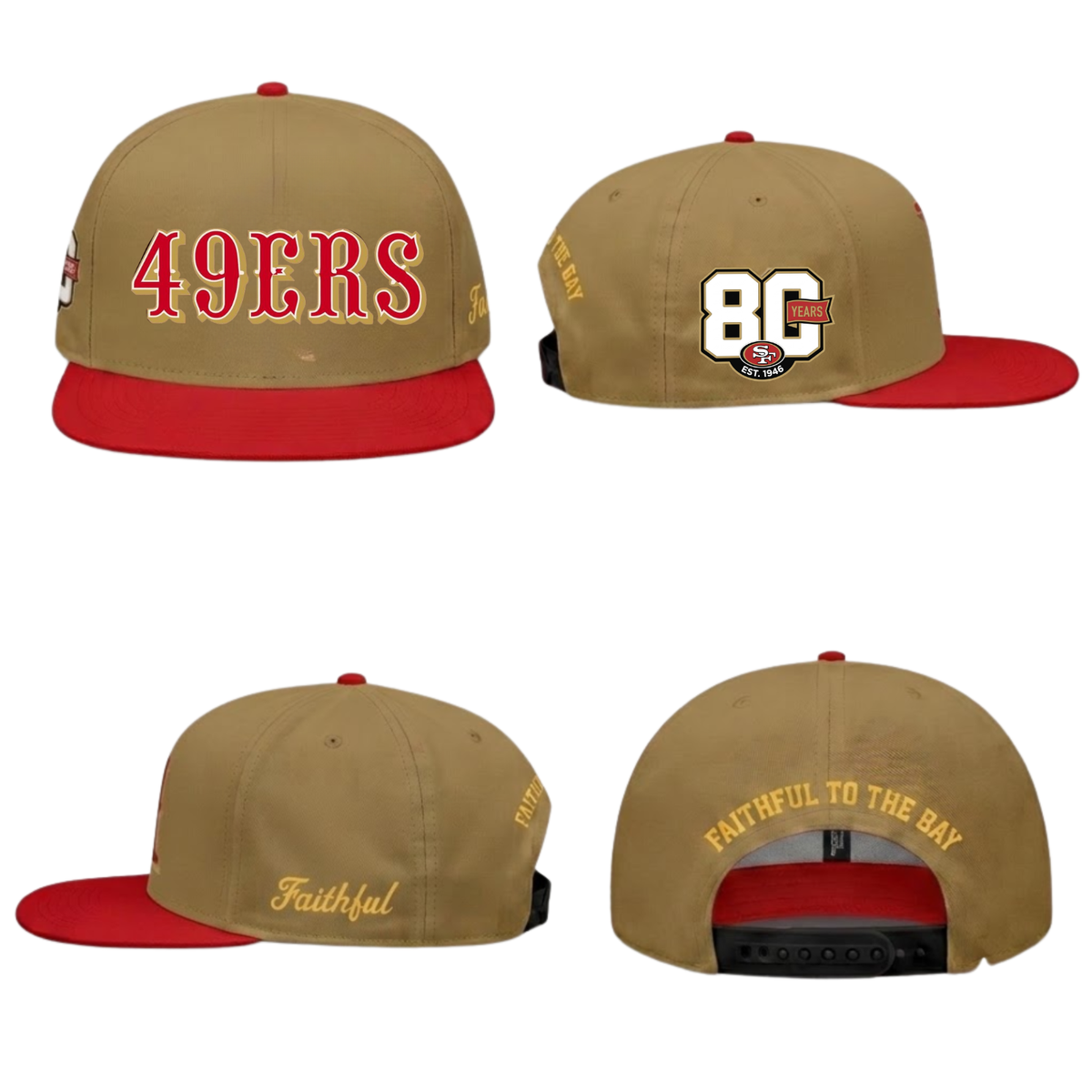 SF 80th Anniversary Edition Snapback Cap - Printed