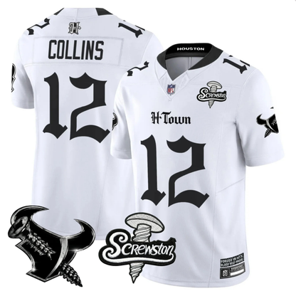 HOU 'Gothic Lone Star Shadows' DJ Screw Edition Vapor Limited Jersey - All Stitched
