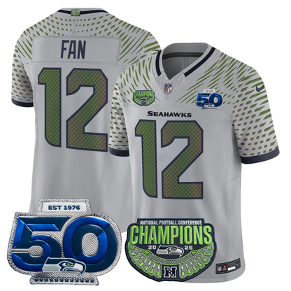 SEA 2025 Vapor Limited Jersey V3- NFC Champions Limited Patch - All Stitched