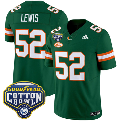 MIA 2025 Goodyear Cotton Bowl Patch Vapor Limited Jersey - All Stitched