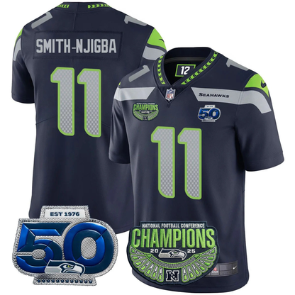 SEA 2025 Vapor Limited Jersey V3- NFC Champions Limited Patch - All Stitched