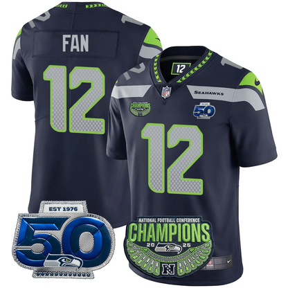 SEA 2025 Vapor Limited Jersey V3- NFC Champions Limited Patch - All Stitched