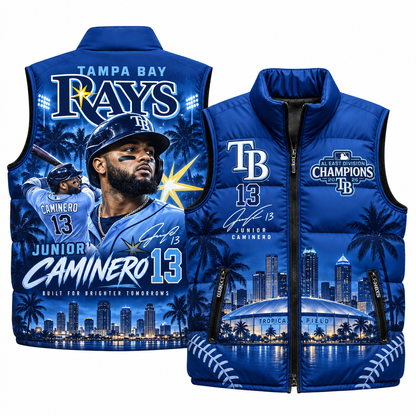 TB #13 Junior Caminero Puffer Vest - Printed