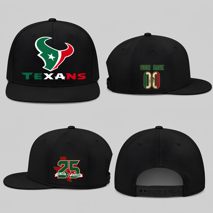 HOU Mexico Edition Personalized Snapback Cap - Printed