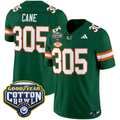MIA 2025 Goodyear Cotton Bowl Patch Vapor Limited Jersey - All Stitched