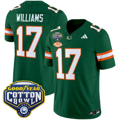 MIA 2025 Goodyear Cotton Bowl Patch Vapor Limited Jersey - All Stitched