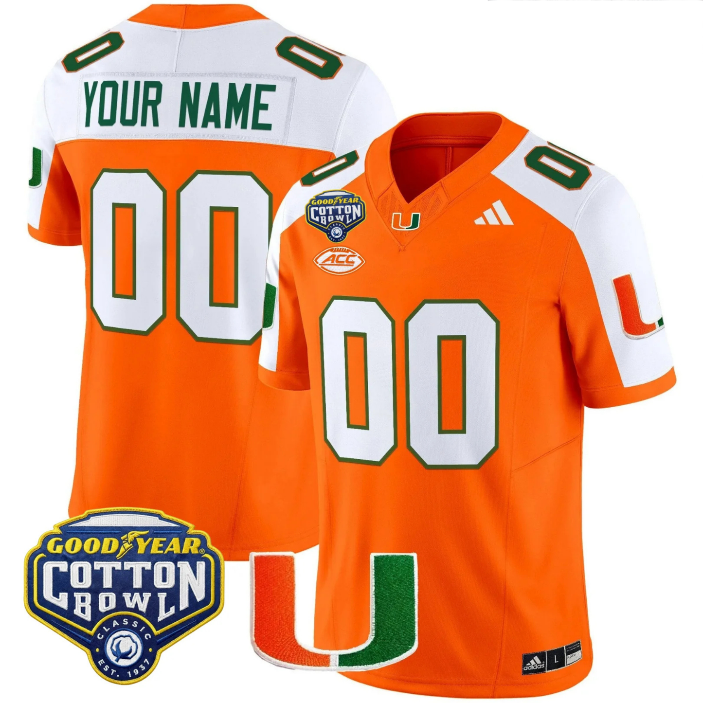 MIA 2025 Goodyear Cotton Bowl Patch Vapor Limited Jersey - All Stitched