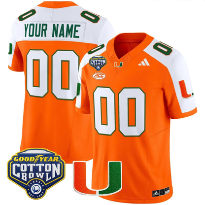 MIA 2025 Goodyear Cotton Bowl Patch Vapor Limited Jersey - All Stitched