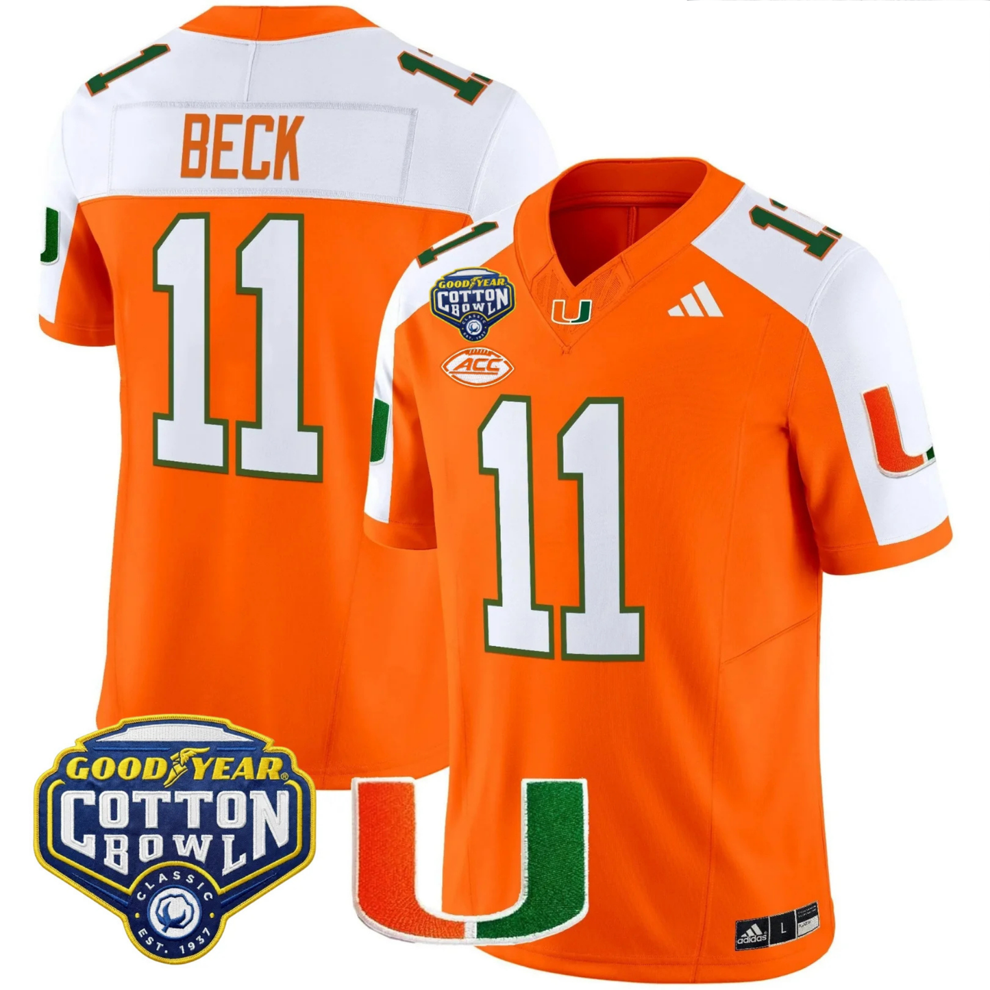 MIA 2025 Goodyear Cotton Bowl Patch Vapor Limited Jersey - All Stitched