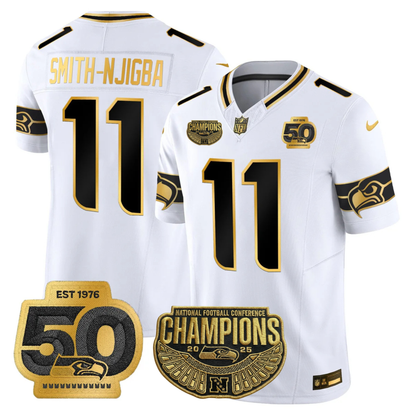 SEA 2025 Vapor Limited Jersey V3- NFC Champions Limited Patch - All Stitched