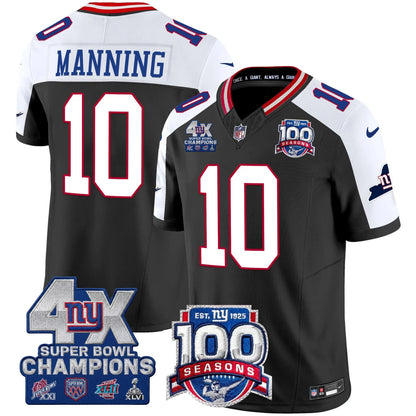 NYG 4X Champions & 100th Season Patch Limited Edition - Stitched (2)