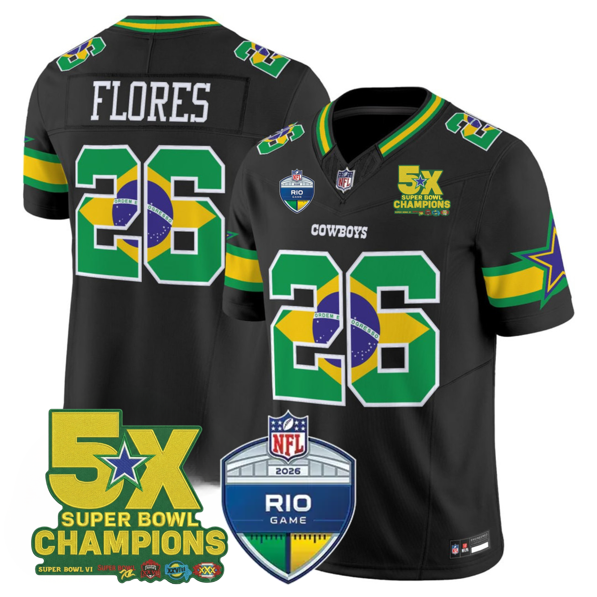 DC 2026 Rio Game Vapor Jersey - Stitched