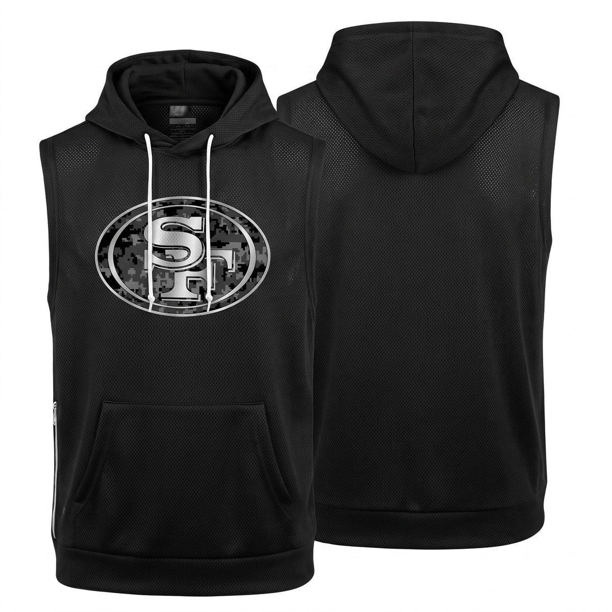 SF Salute to Service Sleeveless Hoodie Tank Top - Printed