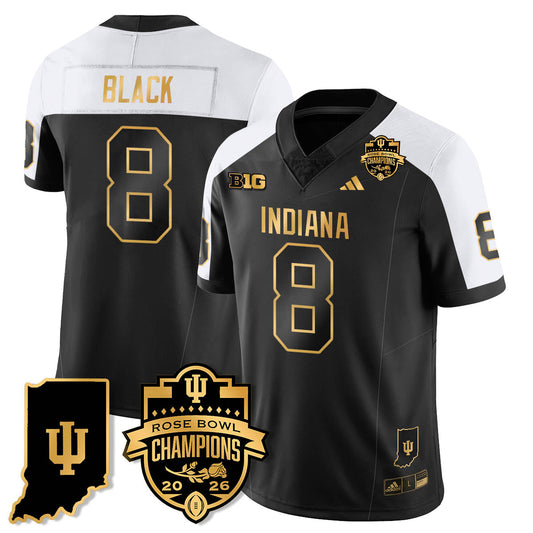 Indiana Hoosiers Vapor Limited Football Gold Jersey - Rose Bowl Champions - All Stitched