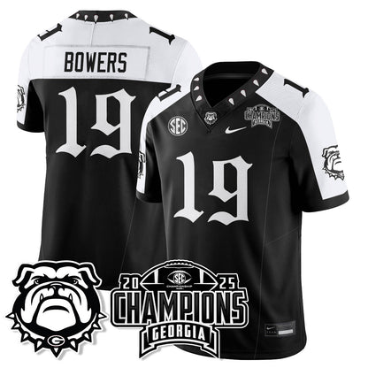 UGA Gothic Vapor Limited Jersey - SEC Football Champions - All Stitched