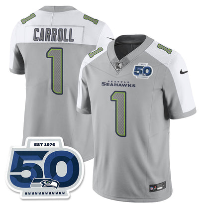 Seattle Seahawks Atmosphere Vapor Limited Jersey - All Stitched