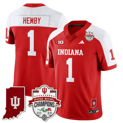 Indiana Hoosiers Vapor Limited Football Jersey - Rose Bowl Champions - All Stitched