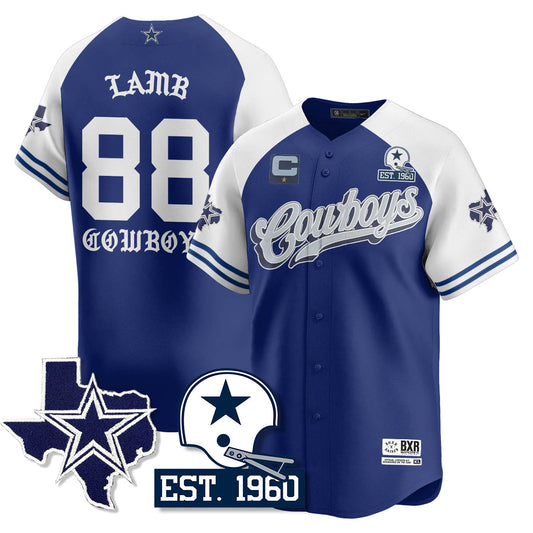 DAL Born x Raised Baseball Jersey - Stitched