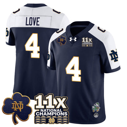 ND 11x-Time National Champions Vapor Limited Jersey - All Stitched
