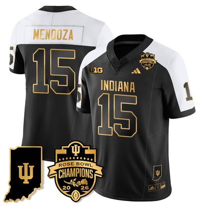 Indiana Hoosiers Vapor Limited Football Gold Jersey - Rose Bowl Champions - All Stitched