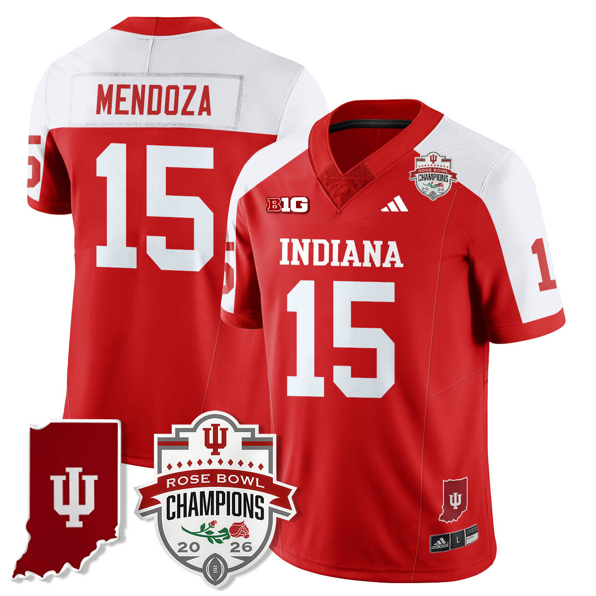 Indiana Hoosiers Vapor Limited Football Jersey - Rose Bowl Champions - All Stitched