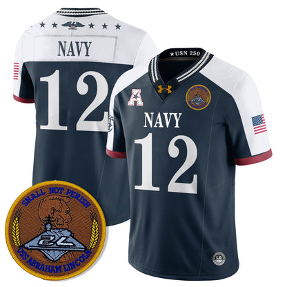 Navy Midshipmen Honoring the 250th Anniversary of the United States Navy Jersey - All Stitched