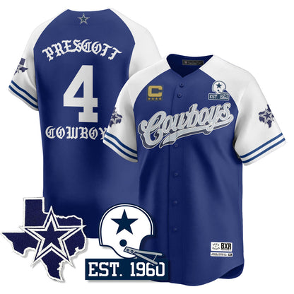 DAL Born x Raised Baseball Jersey - All Stitched