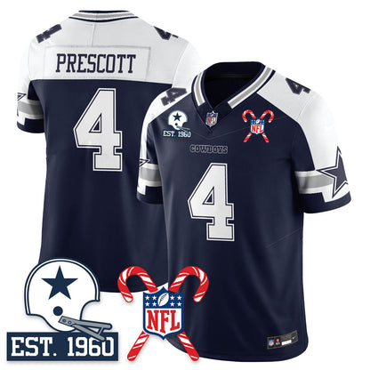 DAL Christmas Vapor Limited Jersey - All Stitched