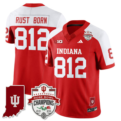 Indiana Hoosiers Vapor Limited Football Jersey - Rose Bowl Champions - All Stitched