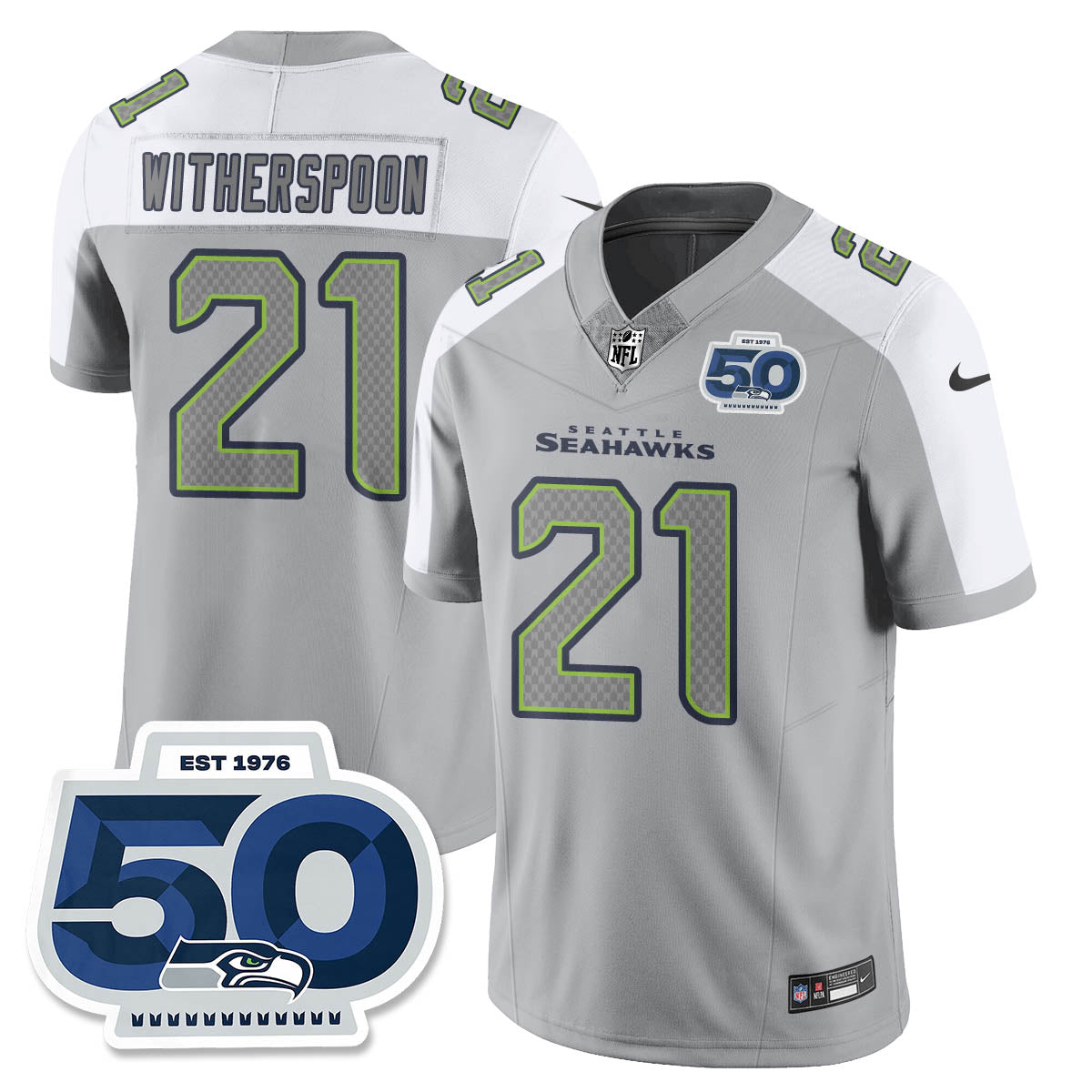 Seattle Seahawks Atmosphere Vapor Limited Jersey - All Stitched