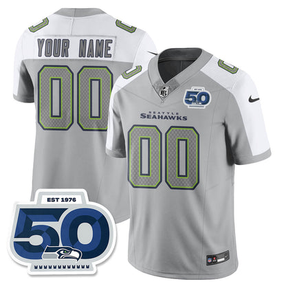 Seattle Seahawks Atmosphere Vapor Limited Jersey - All Stitched