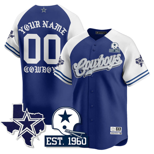 DAL Born x Raised Baseball Custom Jersey - All Stitched