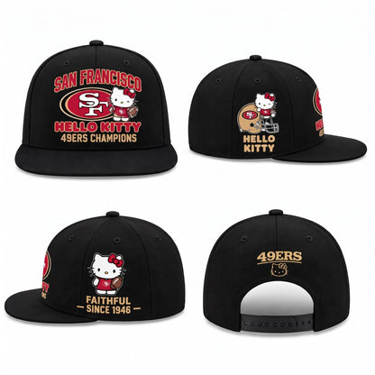 SF x Meow KT Snapback Cap - Printed