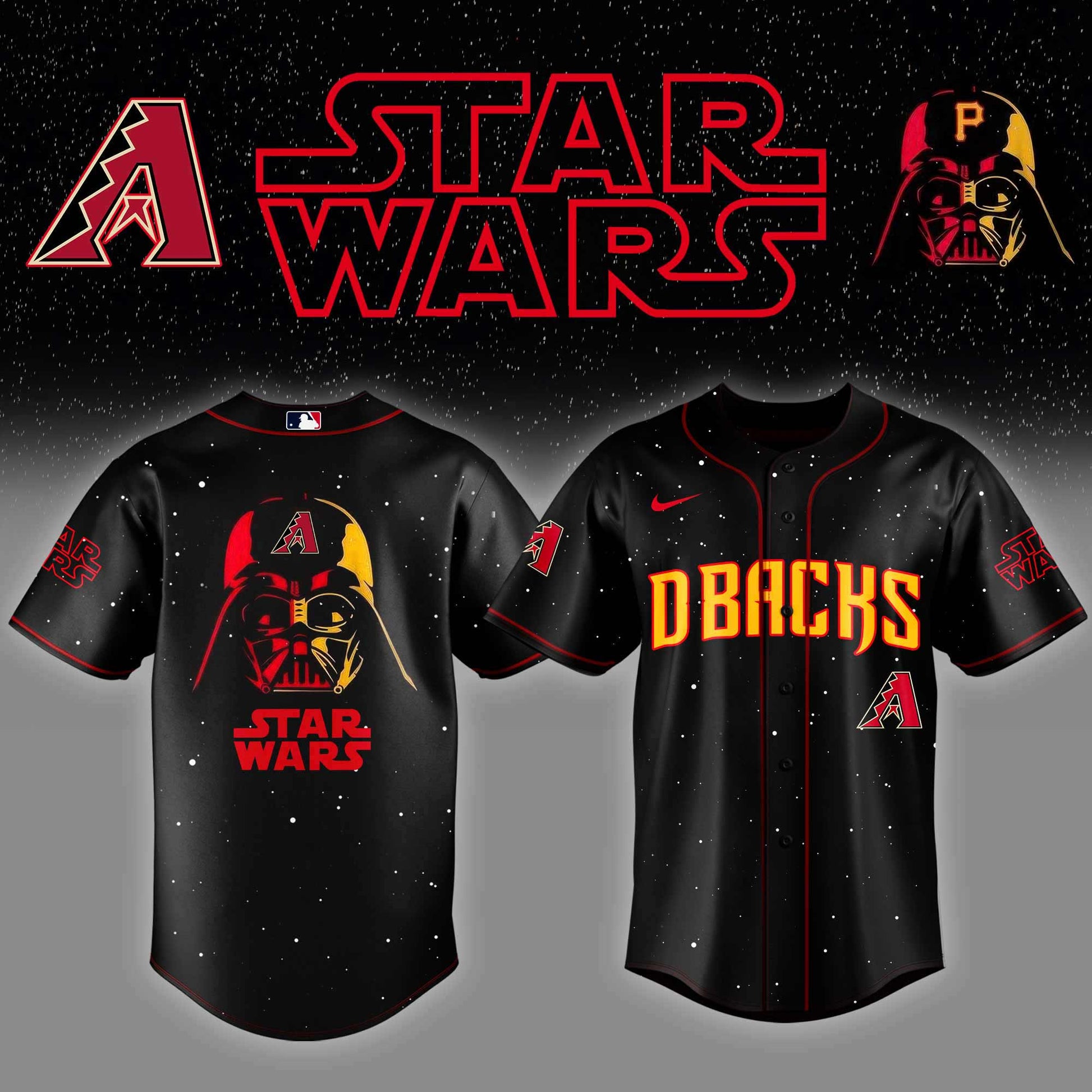 Arizona Diamondbacks x Stars Wars Night Baseball Jersey Editions Limited