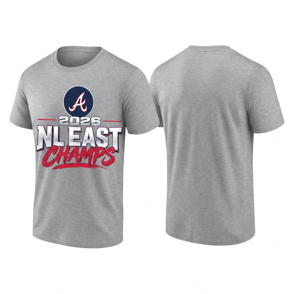 ATL 2026 NL East Champs One Side T-Shirt - Printed