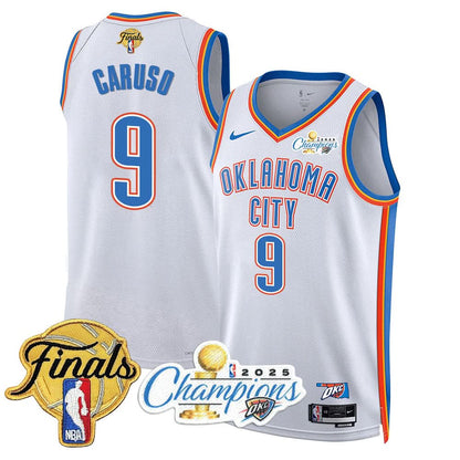 Oklahoma City Thunder 2025 NBA Champions Jersey - All Stitched