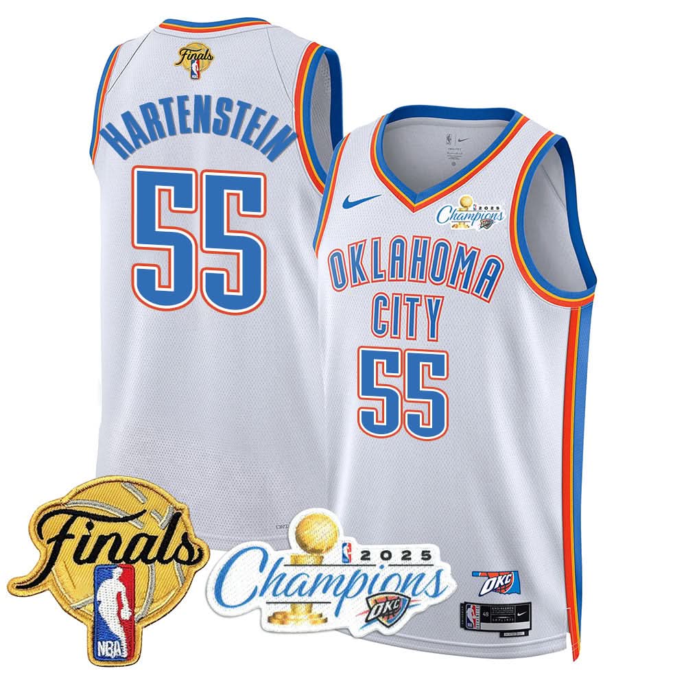 Oklahoma City Thunder 2025 NBA Champions Jersey - All Stitched
