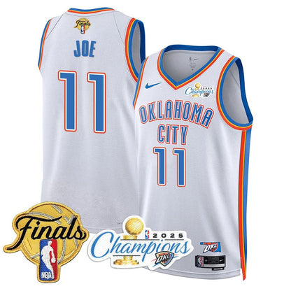 Oklahoma City Thunder 2025 NBA Champions Jersey - All Stitched