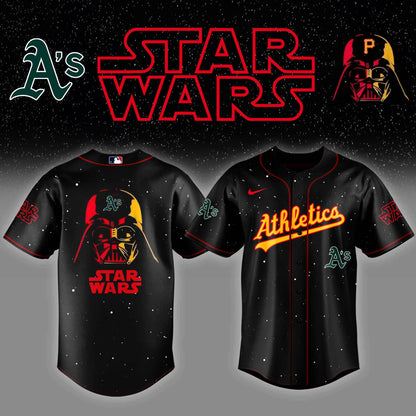 Athletics x Stars Wars Night Baseball Jersey Editions Limited