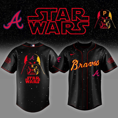 Atlanta Braves  x Stars Wars Night Baseball Jersey Editions Limited