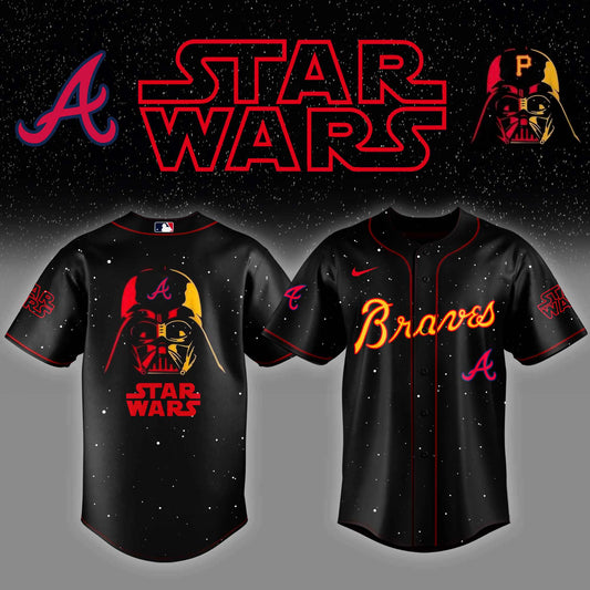 Atlanta Braves  x Stars Wars Night Baseball Jersey Editions Limited