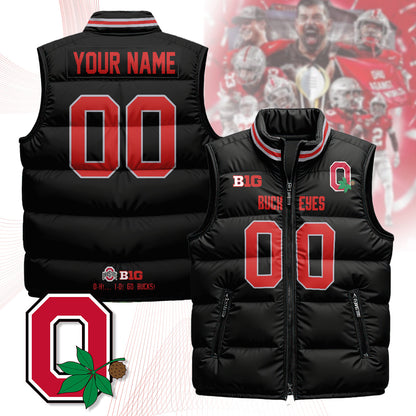 Personalized Ohio State Buckeyes Unisex Puffer Vest